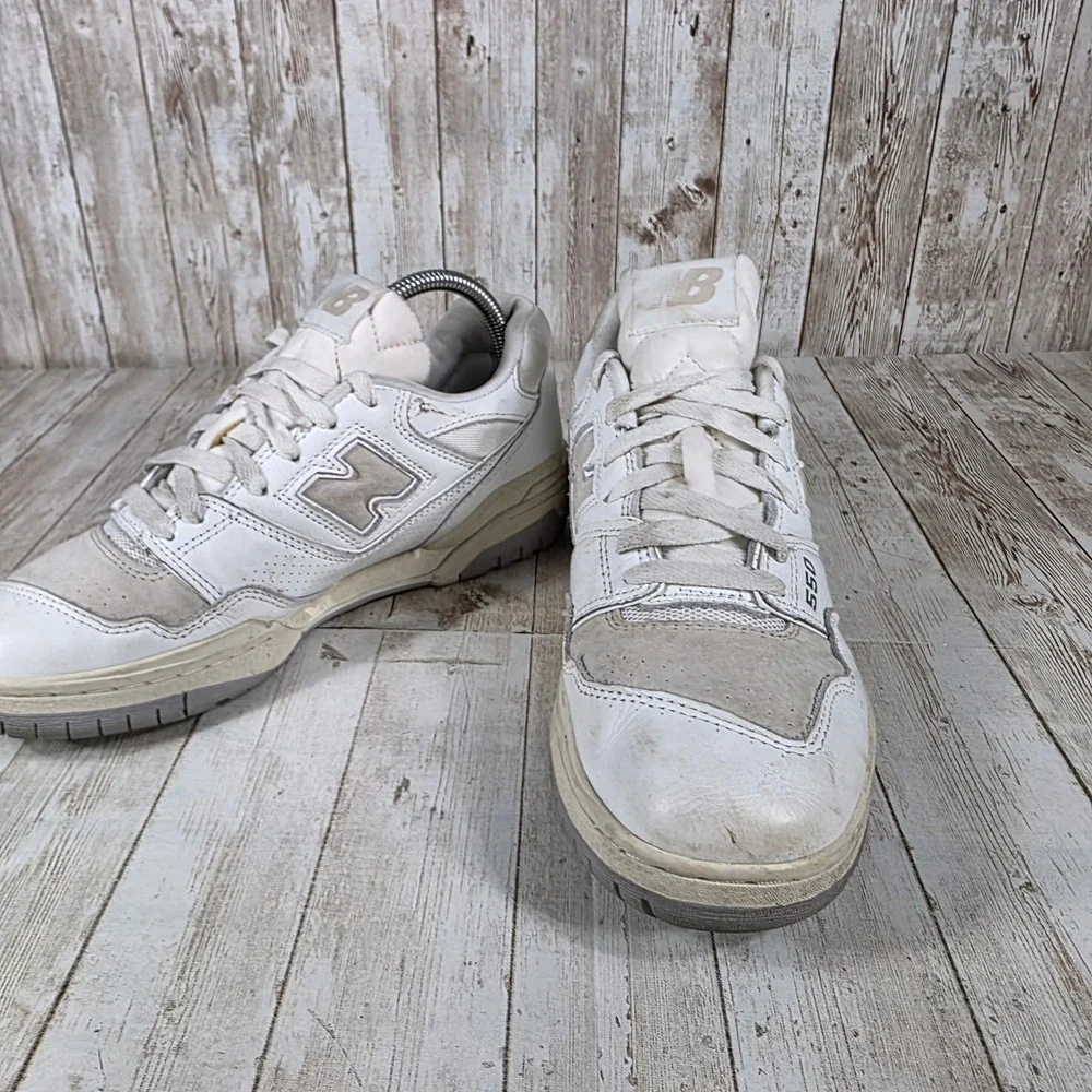 New Balance 550 White Gray Sneakers Shoes BB550PWG‎ Women's Size 7.5 - Picture 5 of 8